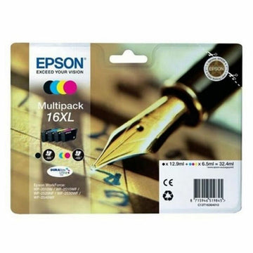 Compatible Ink Cartridge Epson T16XL Black Cyan Magenta Yellow