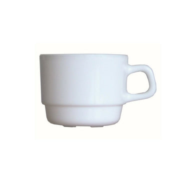 Set of Mugs Arcoroc Restaurant Infusion White Glass 190 ml (12 Units)