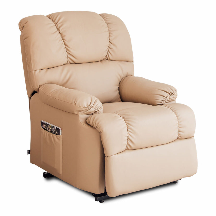 Lifter Armchair With Massager Astan Hogar Light brown Synthetic Leather